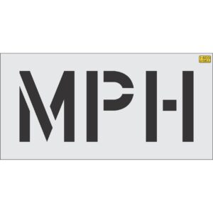 12" MPH Stencil