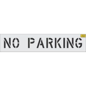 8" NO PARKING Stencil
