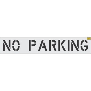 12" NO PARKING Stencil