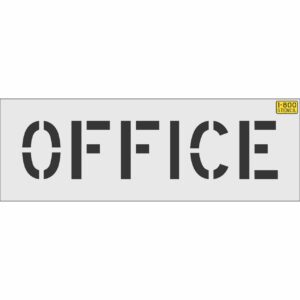 8" OFFICE Stencil