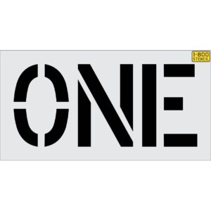 18" ONE Stencil