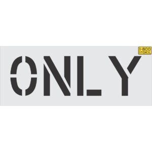 12" ONLY Stencil