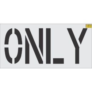 24" ONLY Stencil