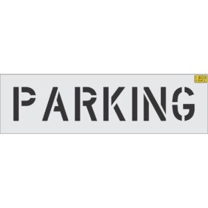8" PARKING Stencil