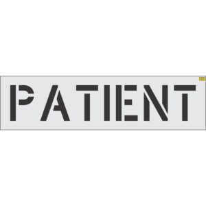 12" PATIENT Stencil