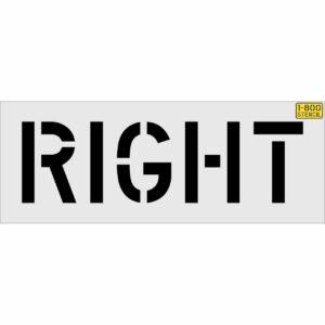 12" RIGHT Stencil