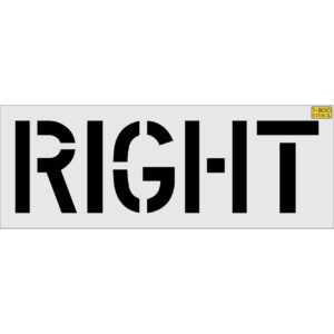 18" RIGHT Stencil