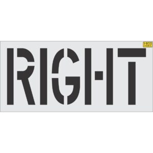 24" RIGHT Stencil