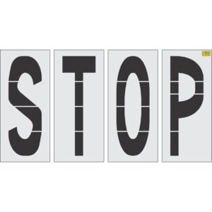 48" STOP Stencil