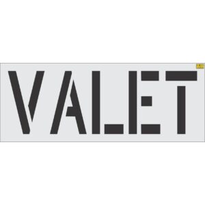 24" VALET Stencil