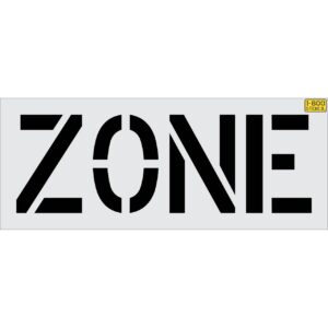 18" ZONE Stencil