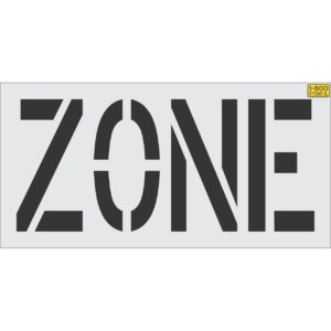 24" ZONE Stencil