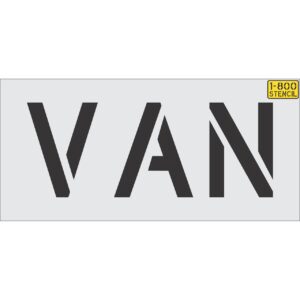 12" VAN Stencil