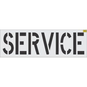 24" SERVICE Stencil