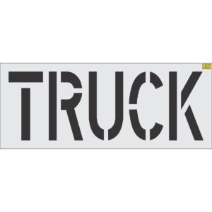 24" TRUCK Stencil