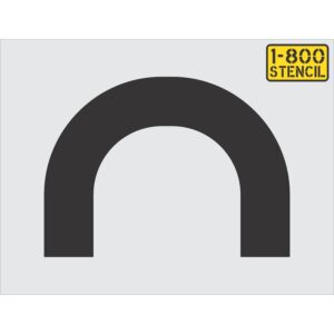 18" Line End Stencil