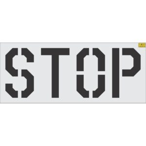 28" Lowes STOP Stencil