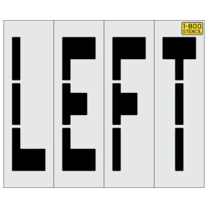 48" LEFT Stencil