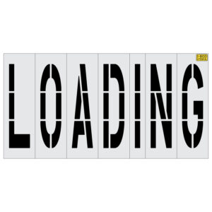 48" LOADING Stencil