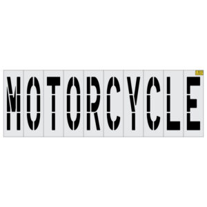 48" MOTORCYCLE Stencil