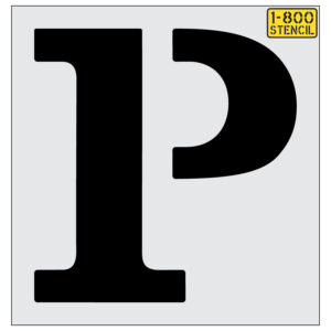 48" Parking Letter P Symbol Stencil