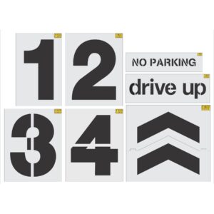 Target Pro Striping Stencil Kit {7 pc}