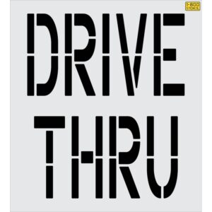 24" DRIVE THRU Stencil