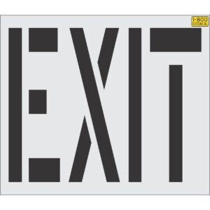 36" EXIT Stencil