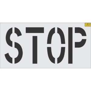 24" STOP Stencil