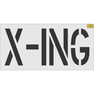 24" X-ING Stencil