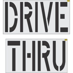 48" Retail DRIVE THRU Stencil
