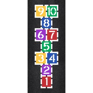 128" x 36" Hopscotch Stencil Kit