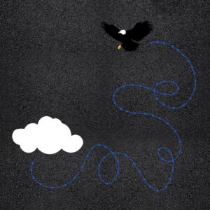 347" x 373" Eagle Hopscotch Stencil