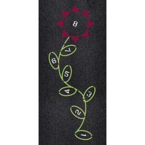 252" x 87" 8 Hop Flower Hopscotch Stencil Kit