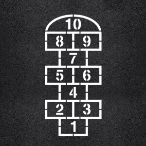 112" x 52" Hopscotch Stencil
