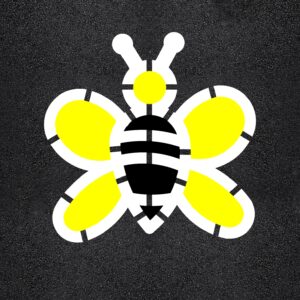 38" x 38" Bee Animal Stencil