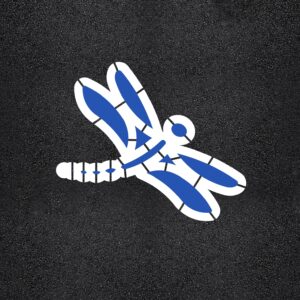 38" x 45" Dragonfly Animal Stencil