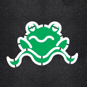 38" x 59" Frog Animal Stencil