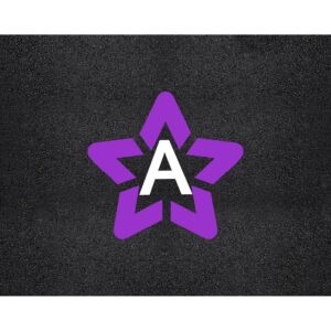 18" x 19" Star Alphabet Stencil