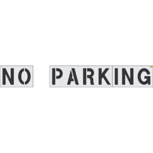 21" Aldi NO PARKING Stencil