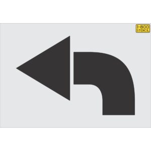 66" Costco Turn Arrow Stencil