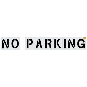 21" Aldi NO PARKING Stencil