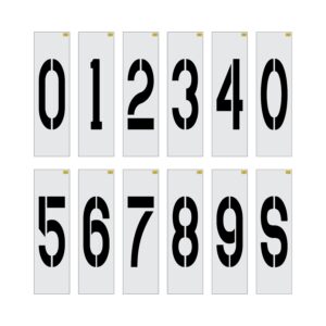 24" Amazon Numbers and OS Stencil