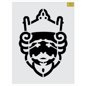 31" Burger King Head Logo Stencil