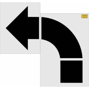 63" Burger King Turn Arrow Stencil