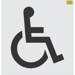 41" Costco Handicap Symbol Stencil
