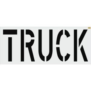 36" Costco TRUCKS Stencil