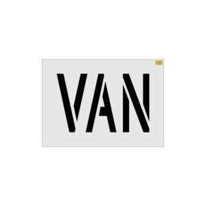 18" Costco VAN Stencil
