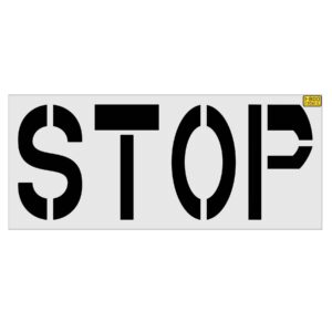 36" Chick-Fil-a STOP Stencil