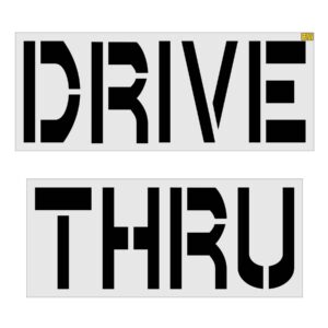 36" Chick-Fil-a DRIVE THRU Stencil